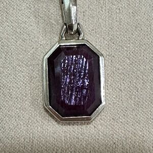 💯Authentic David Yurman Ruby/ Love Amulet.925 for men or women.